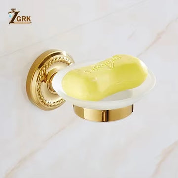 Gold Bathroom Accessories Bath Brass Soap Dish Set Toilet Life Bathroom Rack Paper Holder Bathroom Appliance