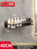 Bathroom Rack Bathroom Shelf Toilet Space Aluminum Hanging Rack Bathroom Organizer Hang on the Wall