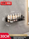 Bathroom Rack Bathroom Shelf Toilet Space Aluminum Hanging Rack Bathroom Organizer Hang on the Wall