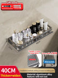Bathroom Rack Bathroom Shelf Toilet Space Aluminum Hanging Rack Bathroom Organizer Hang on the Wall