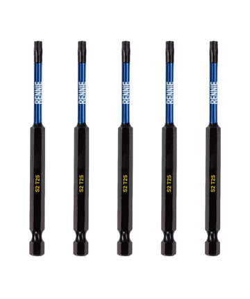 Long Series 100mm TX25 Magnetic Screwdriver Bit Set - 5 Piece