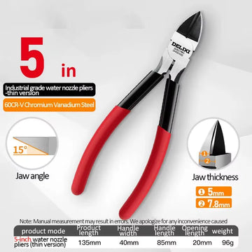 Nozzle Pliers Electronic Pliers Industrial Scissors Diagonal Pliers,For Cuttingmetalwirecableplasticswood