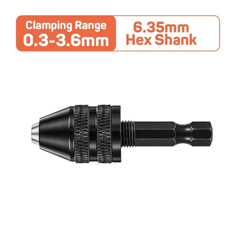 0.3-6.5Mm Quick Change Hexagonal Handle Three Jaw Self Centering Twist Drill Chuck 0.3-3.6Mm Electric Grinding Tool Set