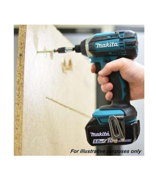 Makita 18V Impact Driver Body with 1 x 5Ah Battery - Blue/Black