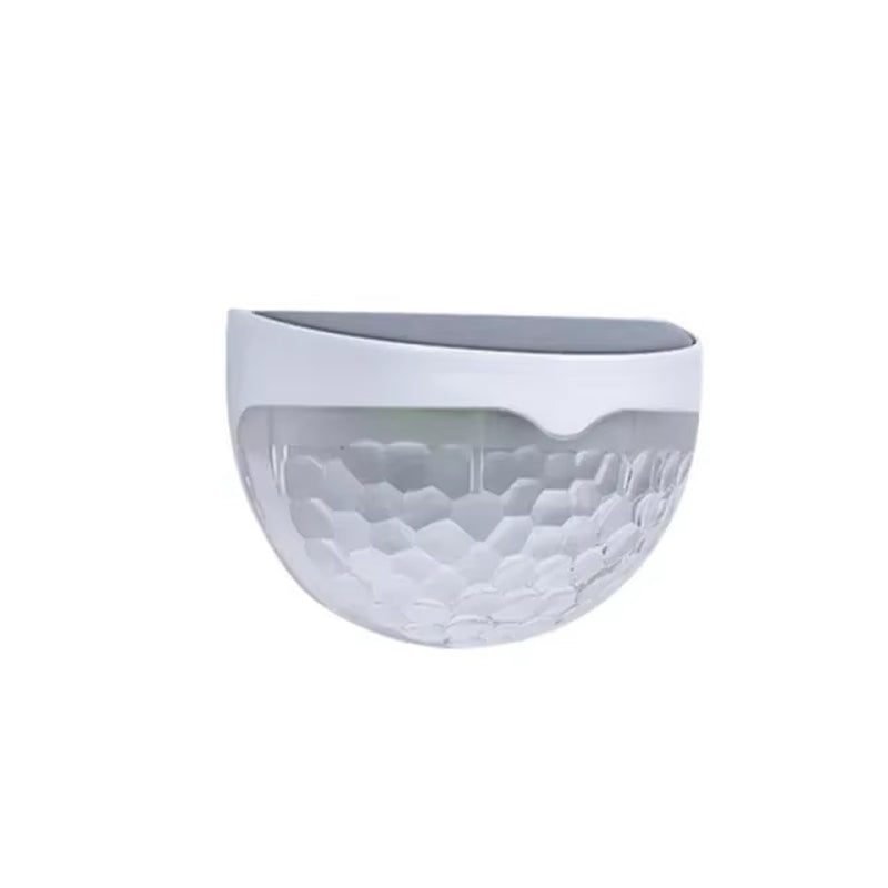 Solar Light Outdoor Street LED Lights Control Induction Courtyard Decoration Solar Fence Wall Light Semi-Circular Energy-Saving
