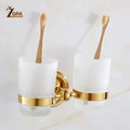 Gold Bathroom Accessories Bath Brass Soap Dish Set Toilet Life Bathroom Rack Paper Holder Bathroom Appliance