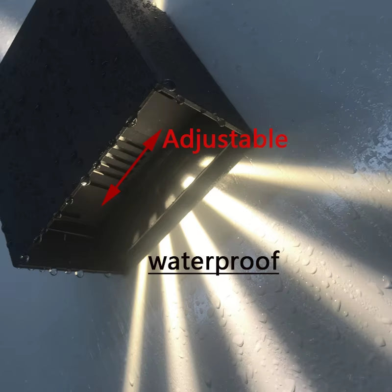 Modern Waterproof LED Wall Lights - Aluminum IP65 Outdoor Porch and Garden Lighting