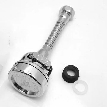 360° Rotating Kitchen Sink Faucet Sprayer Head with 3 Spray Modes - Tap Nozzle Booster