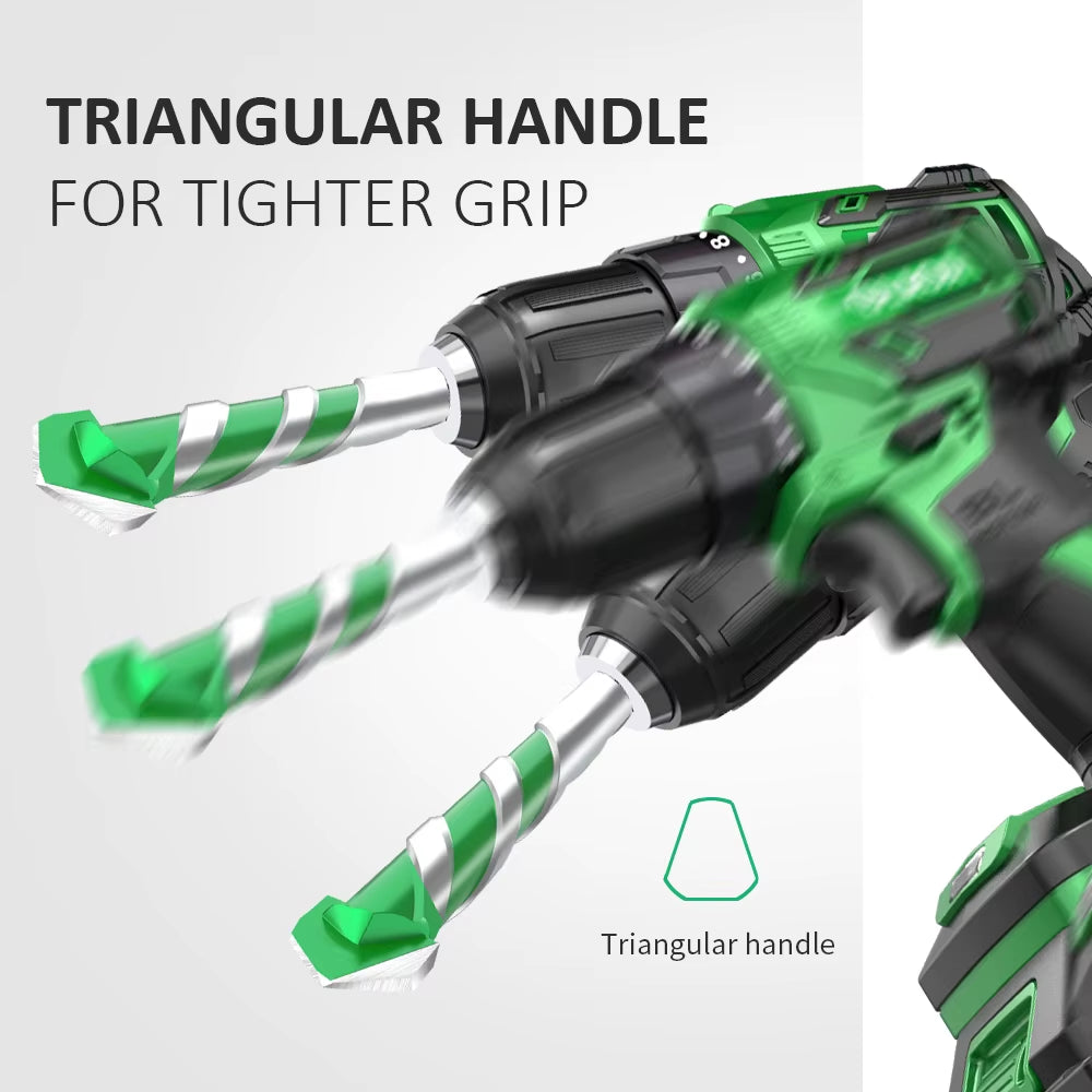 Electric Drill for Concrete, Aluminum Glass, Brick, Tile, Marble, Alloy Steel YG6X Concrete Drill Bit