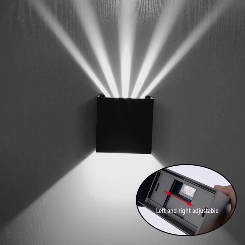 Modern Waterproof LED Wall Lights - Aluminum IP65 Outdoor Porch and Garden Lighting