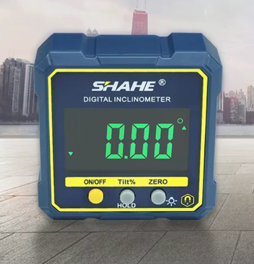 Digital Angle Gauge Magnetic Protractor Inclinometer Level Angle Finder Angle Cube Level Box with Magnes and Backlight