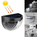 Solar Light Outdoor Street LED Lights Control Induction Courtyard Decoration Solar Fence Wall Light Semi-Circular Energy-Saving