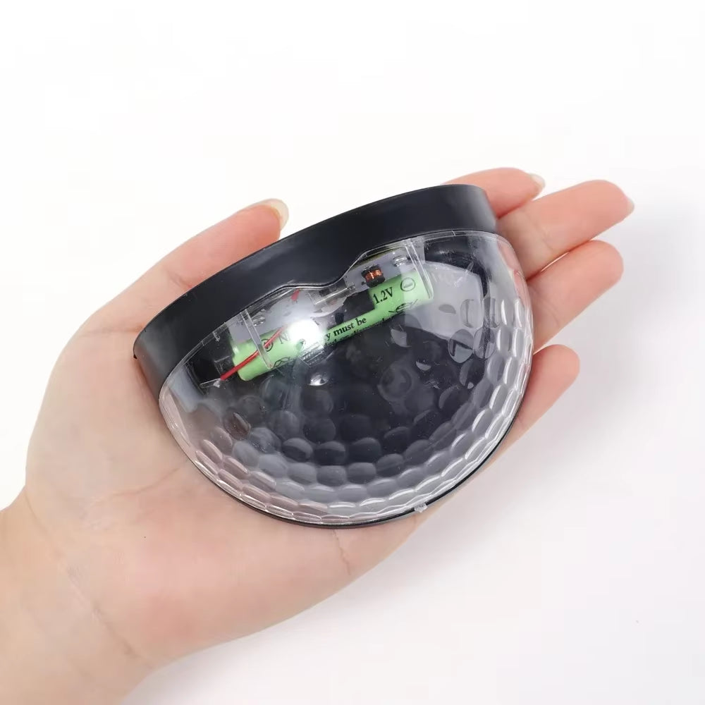 Solar Light Outdoor Street LED Lights Control Induction Courtyard Decoration Solar Fence Wall Light Semi-Circular Energy-Saving