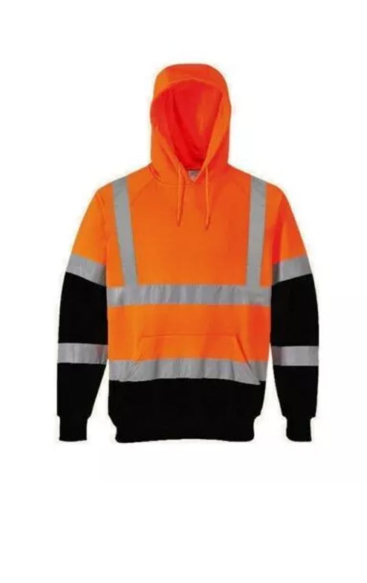 Mens Hi Vis Site Work Hoodie