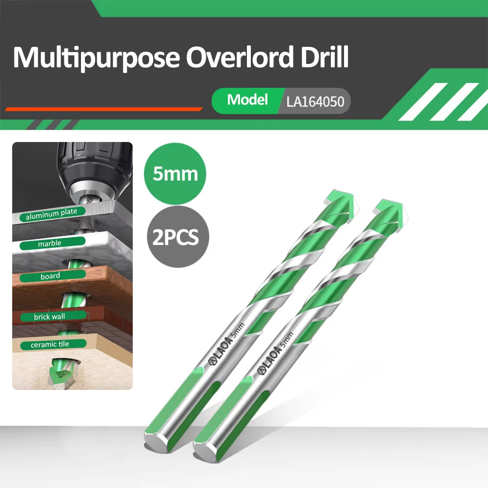 Electric Drill for Concrete, Aluminum Glass, Brick, Tile, Marble, Alloy Steel YG6X Concrete Drill Bit