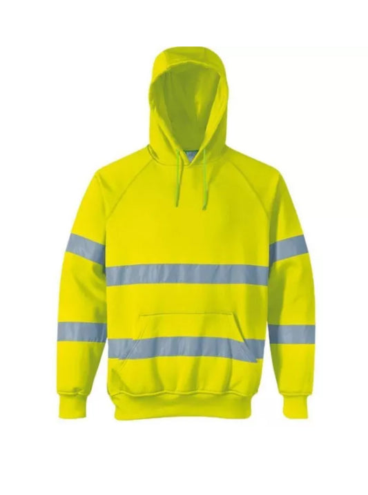 Mens Hi Vis Site Work Hoodie