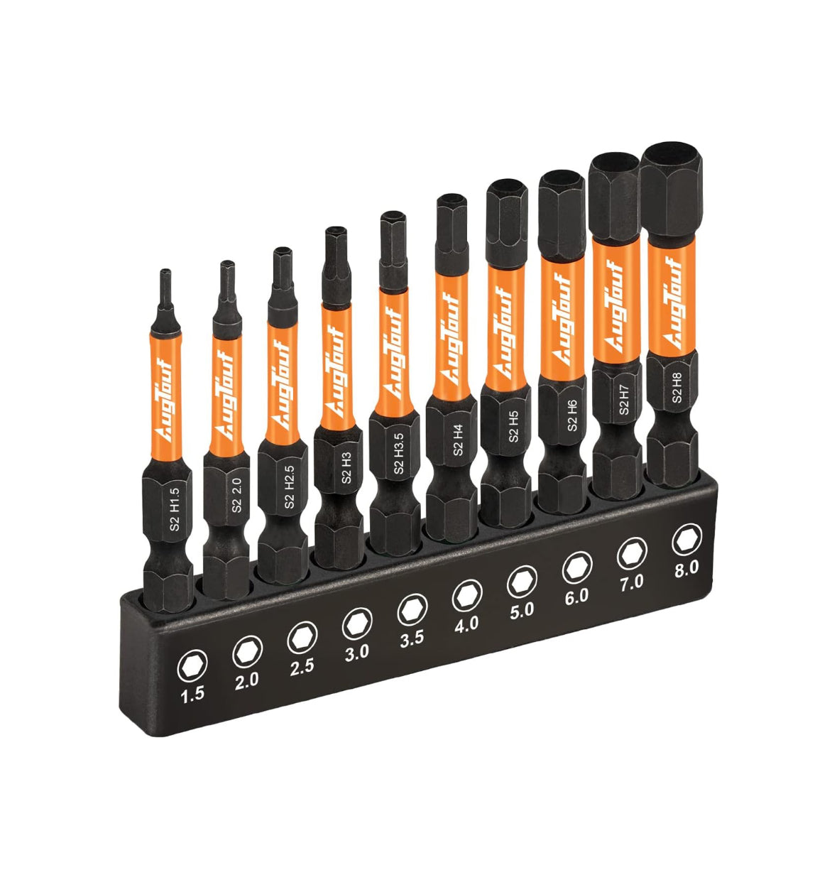 Impact Hex Head Allen Wrench Drill Bit Set 10pcs (Metric)