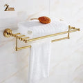 Gold Bathroom Accessories Bath Brass Soap Dish Set Toilet Life Bathroom Rack Paper Holder Bathroom Appliance