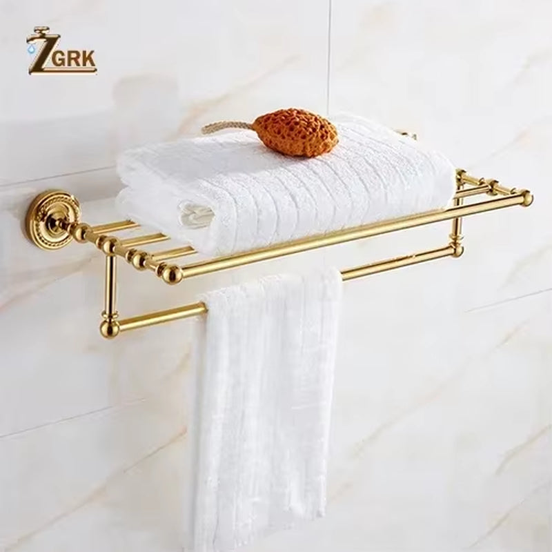 Gold Bathroom Accessories Bath Brass Soap Dish Set Toilet Life Bathroom Rack Paper Holder Bathroom Appliance