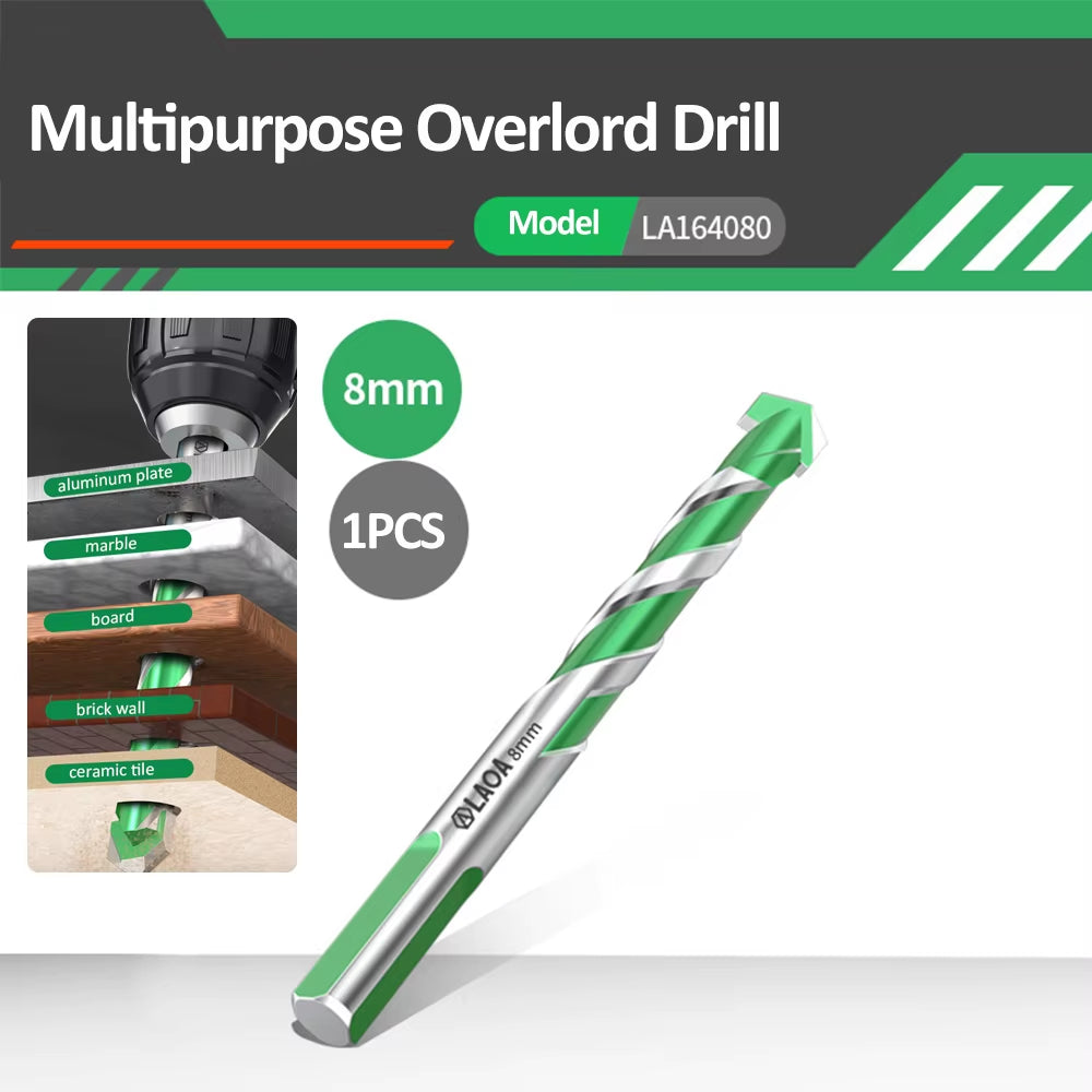 Electric Drill for Concrete, Aluminum Glass, Brick, Tile, Marble, Alloy Steel YG6X Concrete Drill Bit