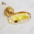 Gold Bathroom Accessories Bath Brass Soap Dish Set Toilet Life Bathroom Rack Paper Holder Bathroom Appliance