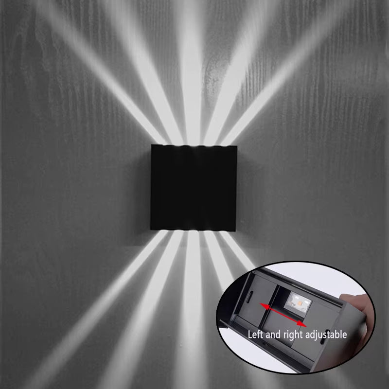Modern Waterproof LED Wall Lights - Aluminum IP65 Outdoor Porch and Garden Lighting