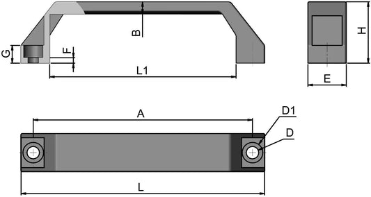 Plastic Bridge Handles