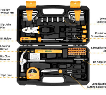 Tool Kit - DEKO 62 Piece Tool Set